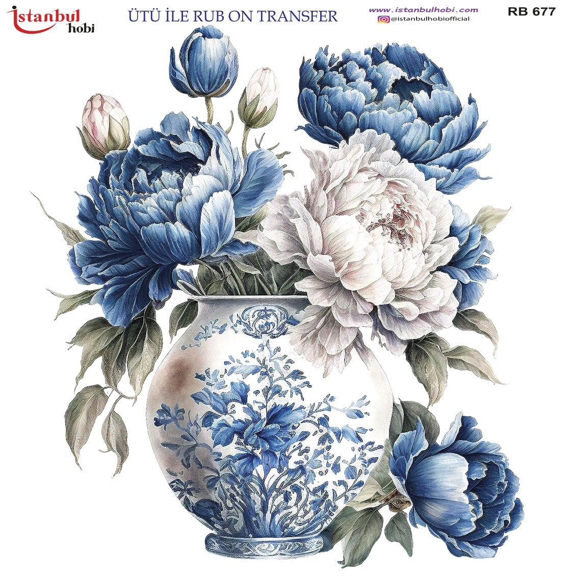 Ütü İle Rub On Transfer 30x30cm RB677