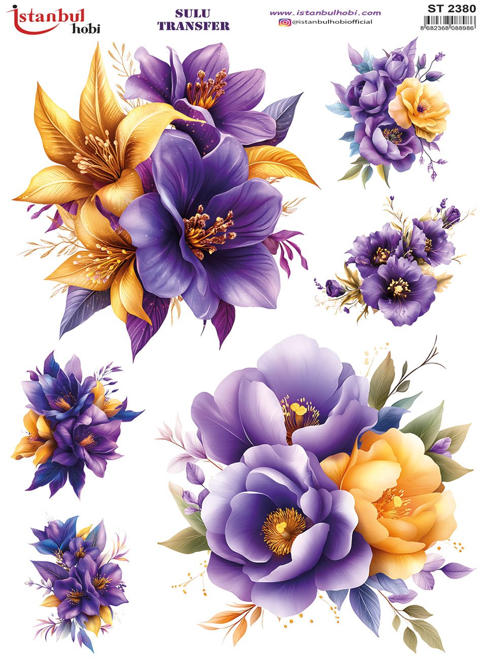 Sulu Transfer Kağıdı 25x35cm ST-2380