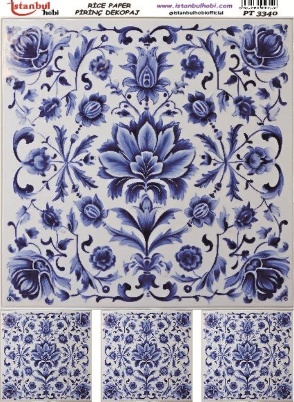 Pirinç Dekopaj Kağıdı 30x42cm PT-3340