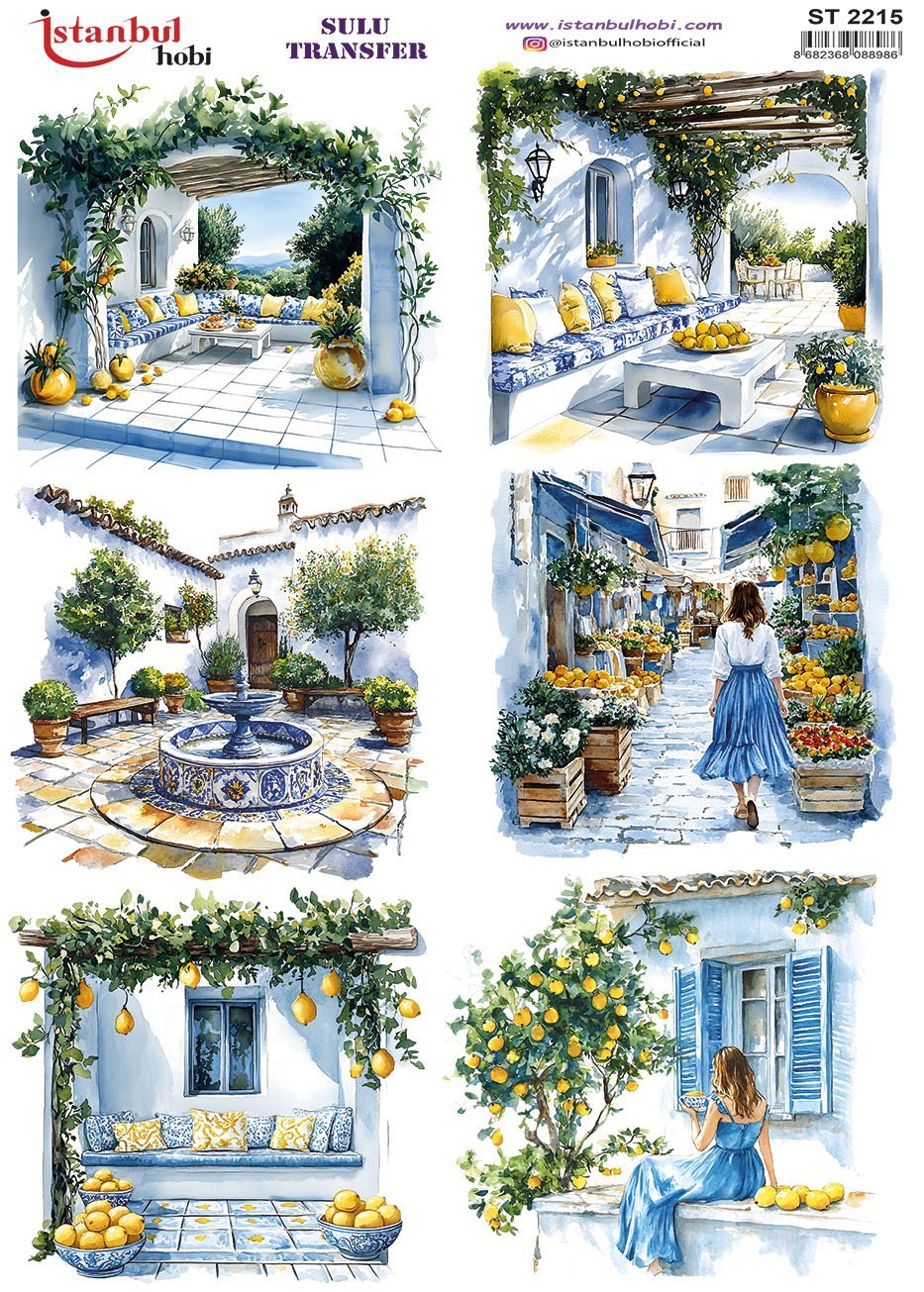 Sulu Transfer Kağıdı 25x35cm ST-2215