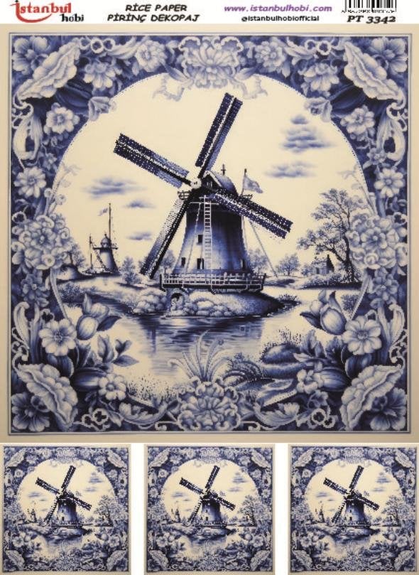 Pirinç Dekopaj Kağıdı 30x42cm PT-3342