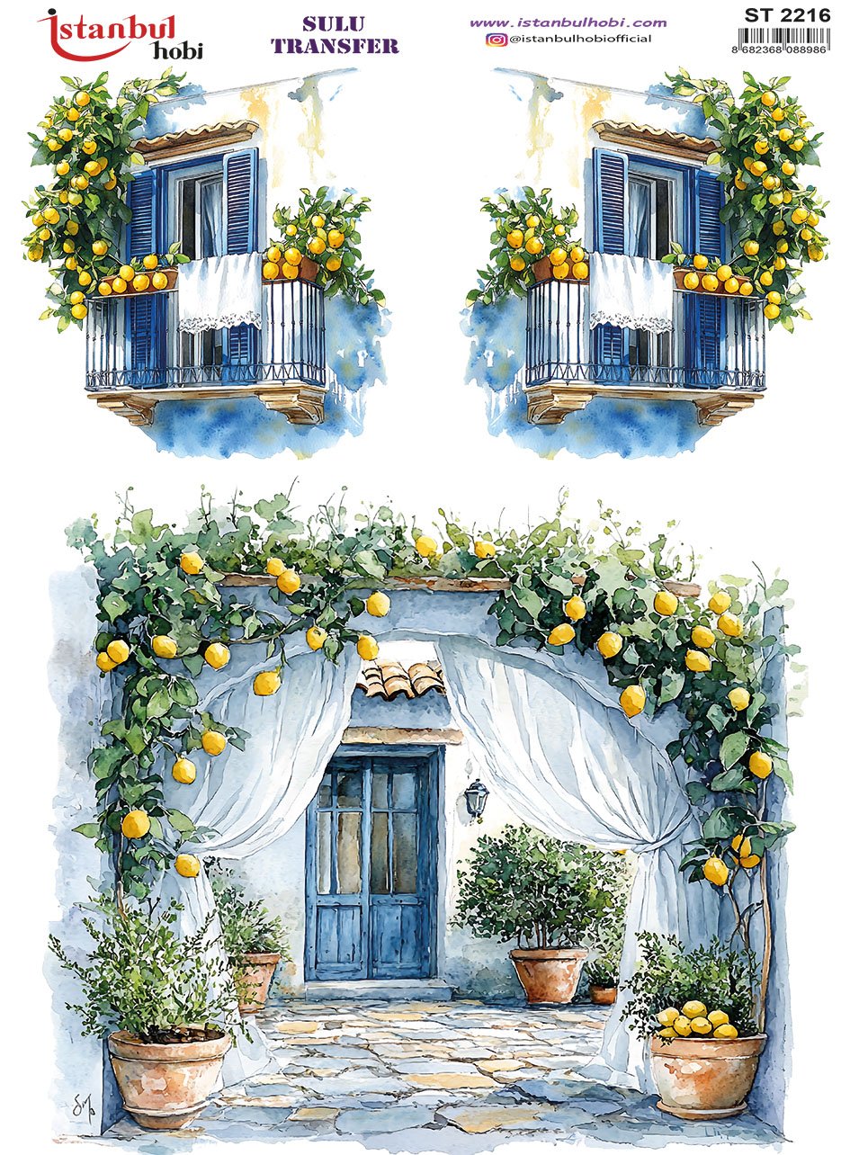 Sulu Transfer Kağıdı 25x35cm ST-2216