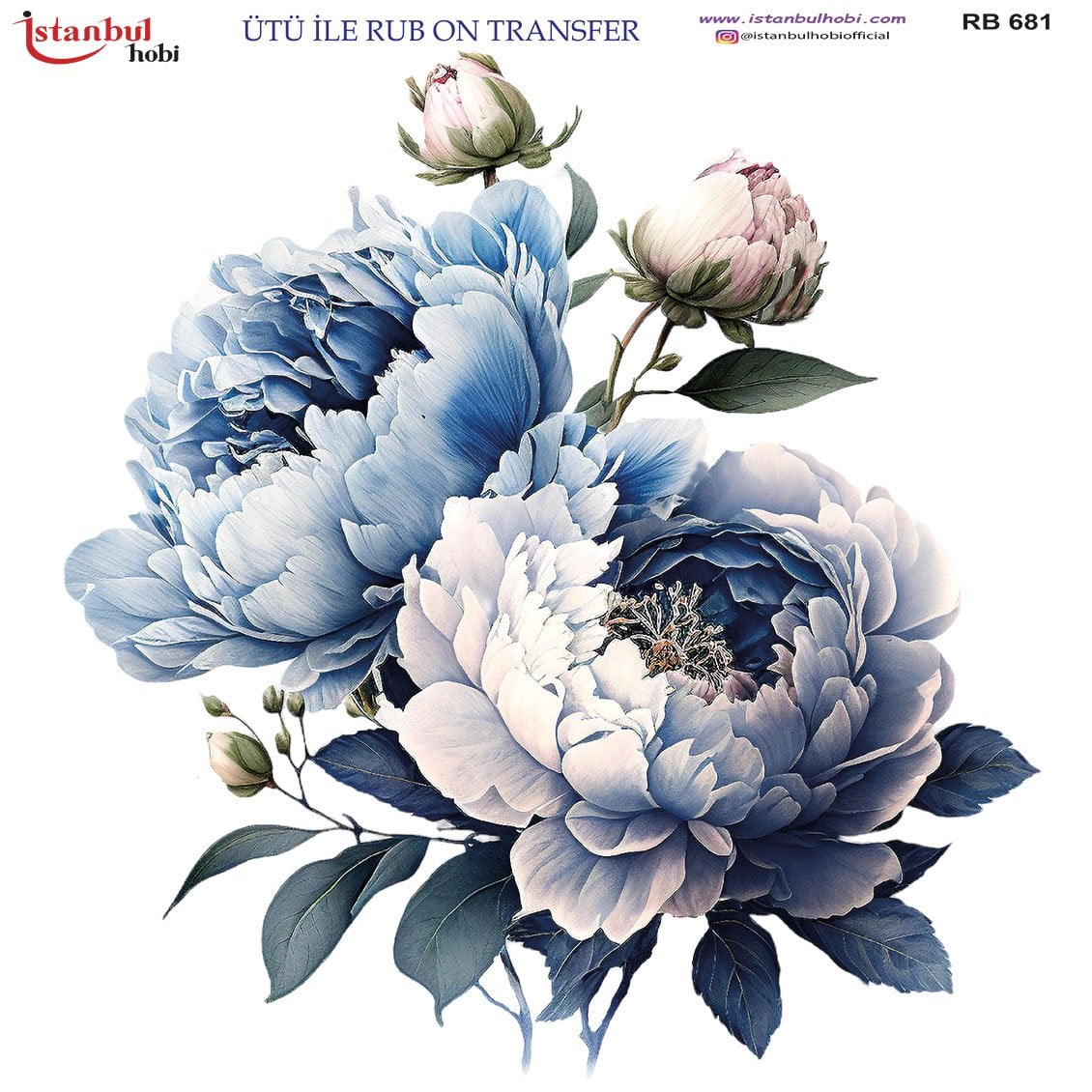 Ütü İle Rub On Transfer 30x30cm RB681