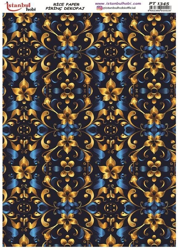 Pirinç Dekopaj Kağıdı 30x42cm PT-1345