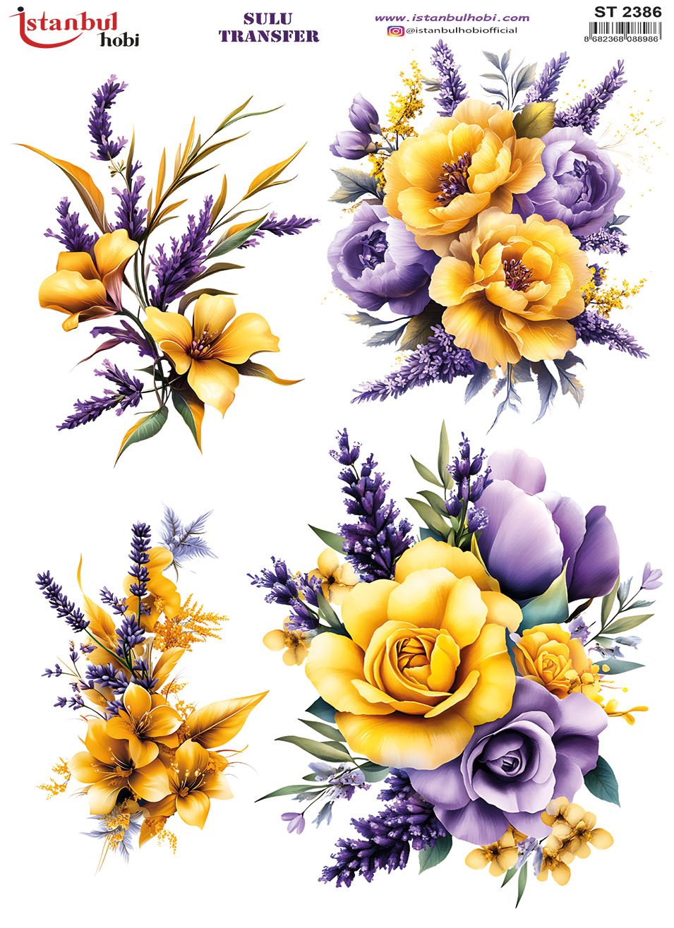 Sulu Transfer Kağıdı 25x35cm ST-2386