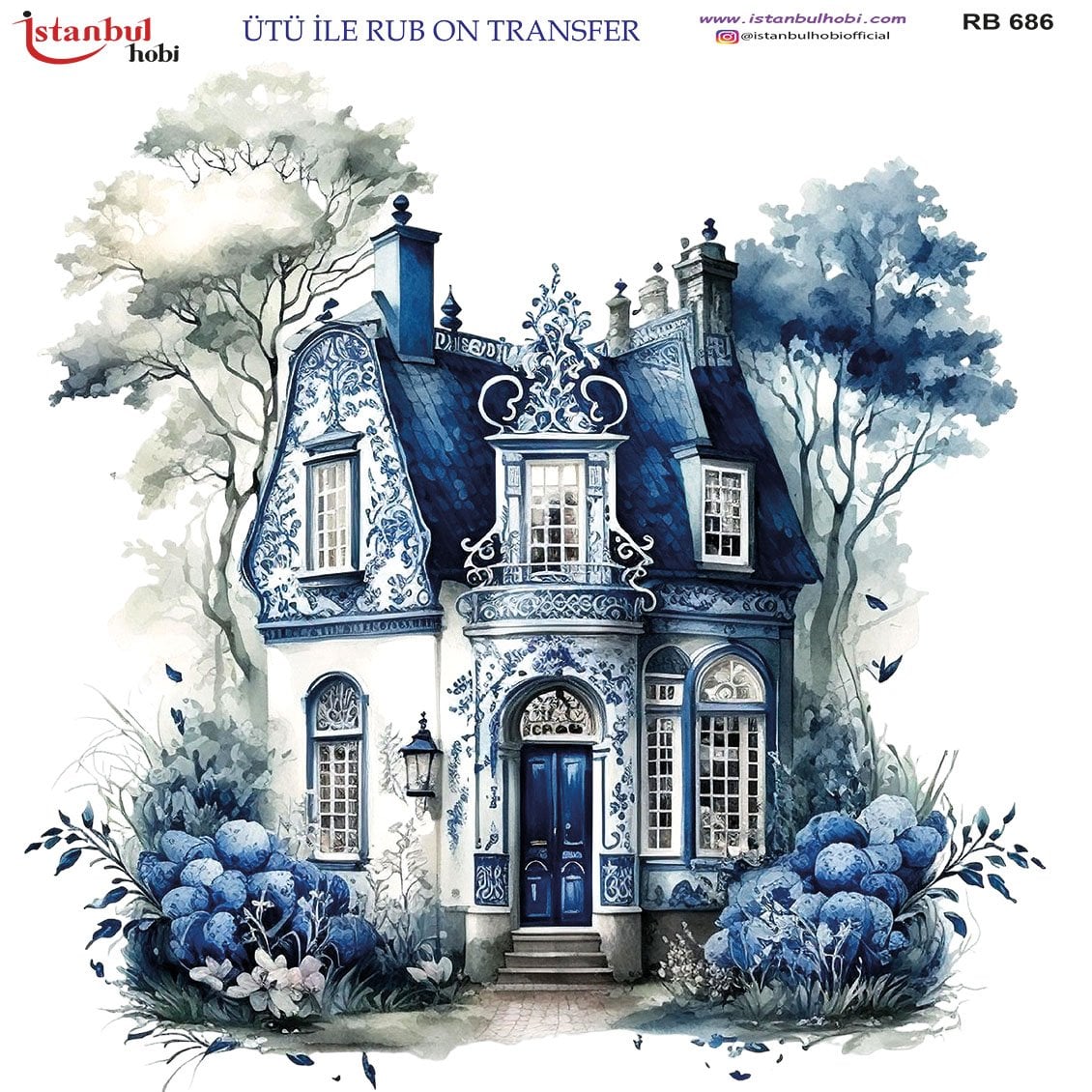 Ütü İle Rub On Transfer 30x30cm RB686