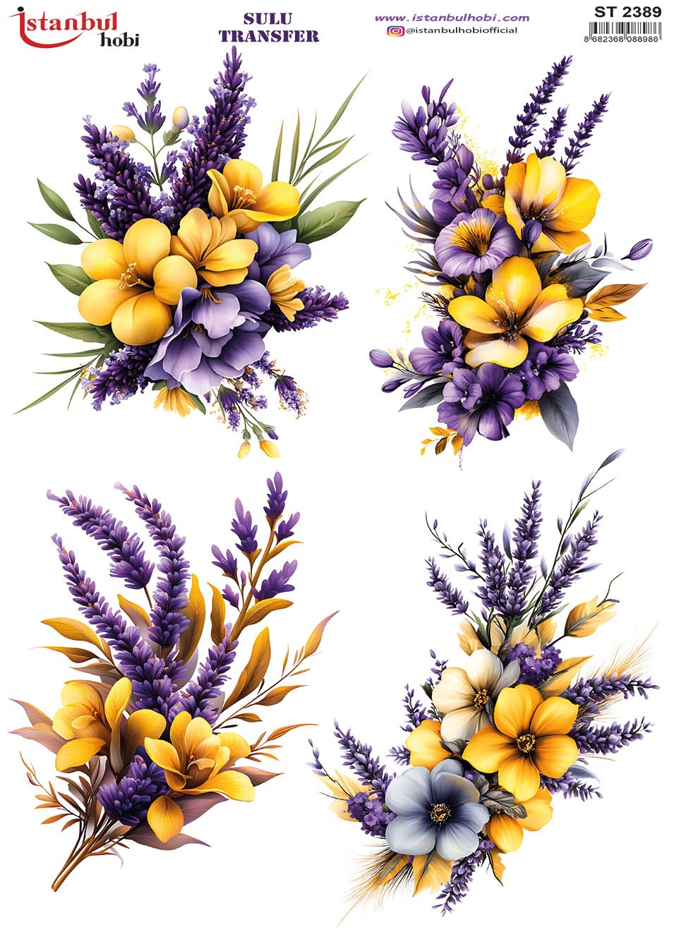 Sulu Transfer Kağıdı 25x35cm ST-2389