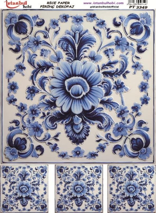Pirinç Dekopaj Kağıdı 30x42cm PT-3349