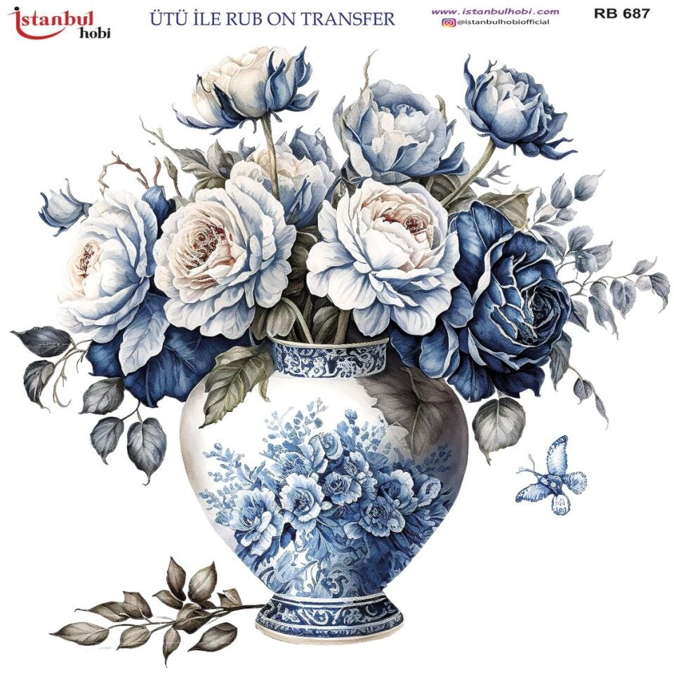 Ütü İle Rub On Transfer 30x30cm RB687