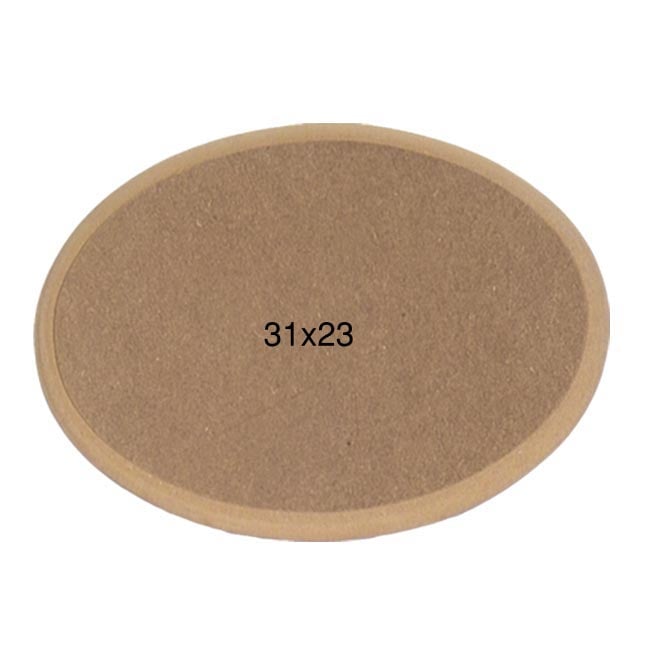 Ahşap Büyük Oval Pano 31x23cm PA239