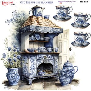 Ütü İle Rub On Transfer 30x30cm RB688