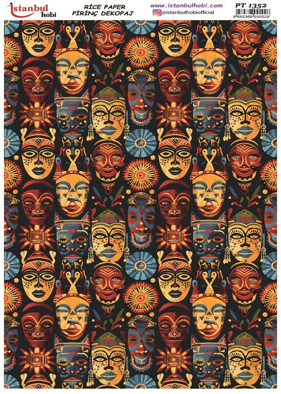Pirinç Dekopaj Kağıdı 30x42cm PT-1352