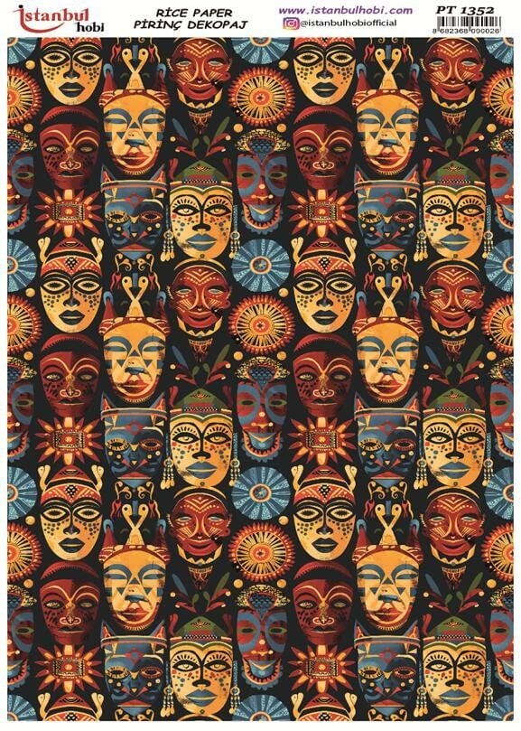 Pirinç Dekopaj Kağıdı 30x42cm PT-1352