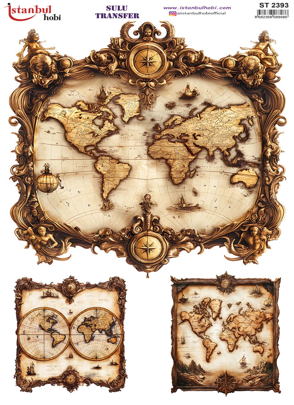 Sulu Transfer Kağıdı 25x35cm ST-2393