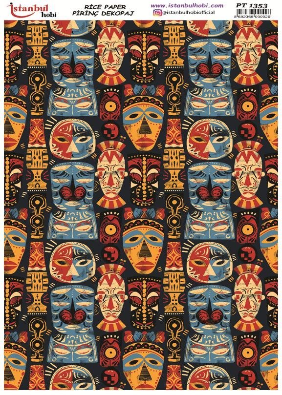 Pirinç Dekopaj Kağıdı 30x42cm PT-1353