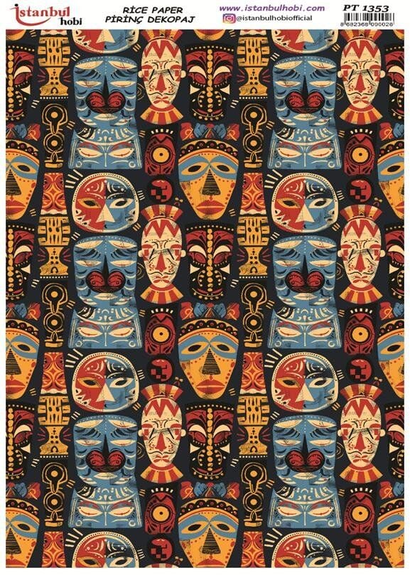 Pirinç Dekopaj Kağıdı 30x42cm PT-1353