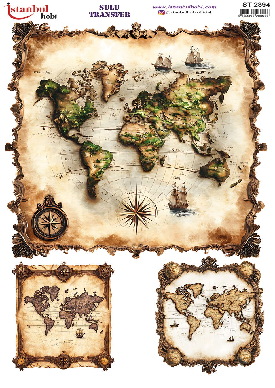 Sulu Transfer Kağıdı 25x35cm ST-2394