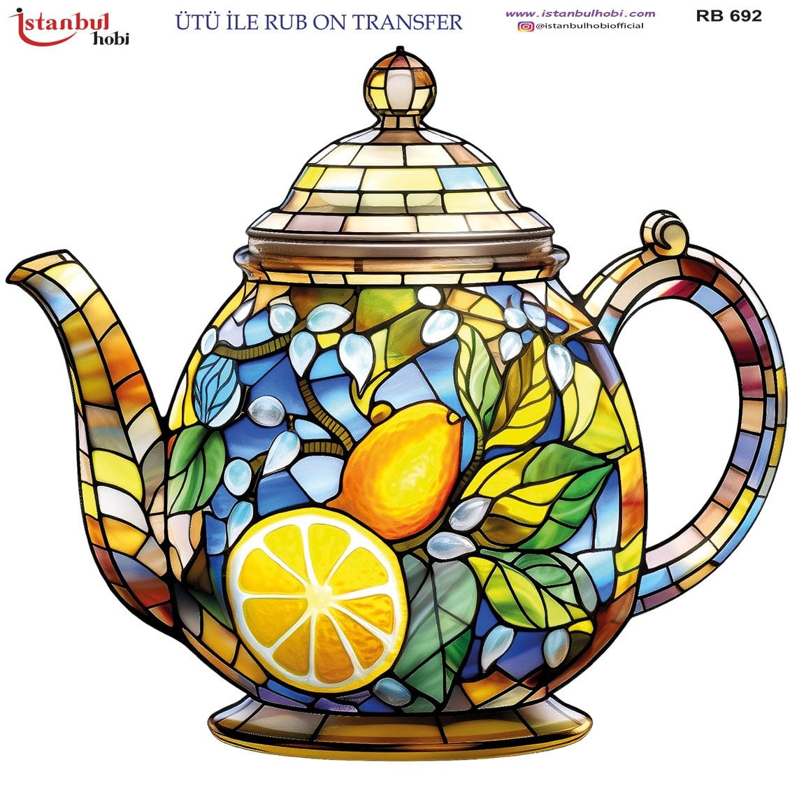 Ütü İle Rub On Transfer 30x30cm RB692