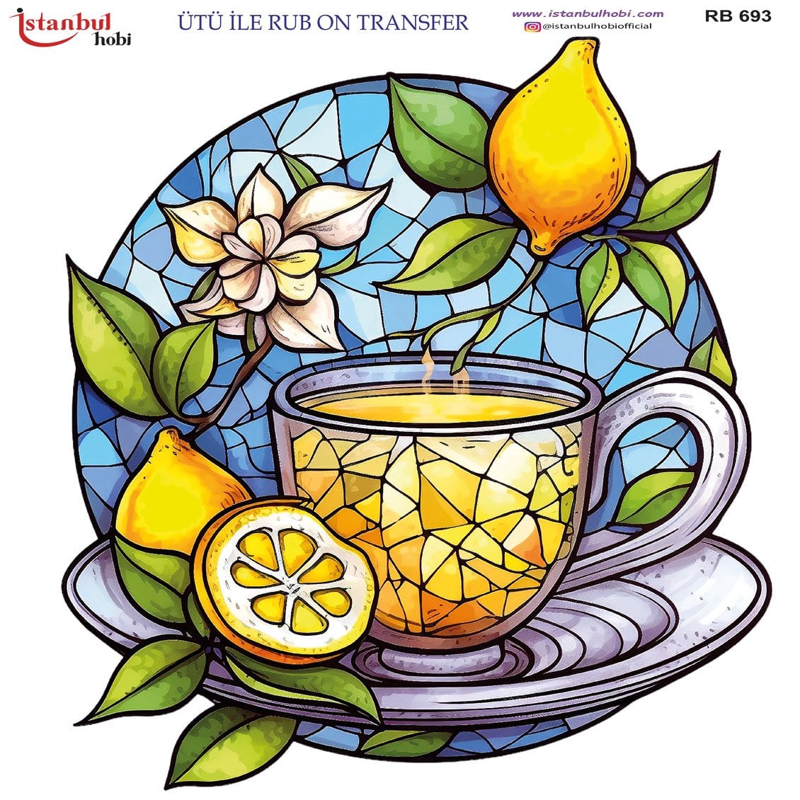 Ütü İle Rub On Transfer 30x30cm RB693