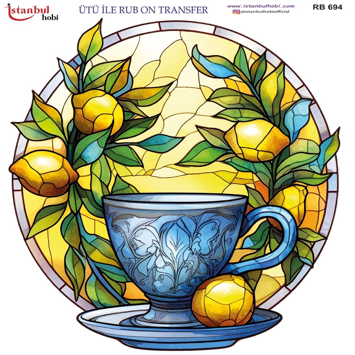 Ütü İle Rub On Transfer 30x30cm RB694
