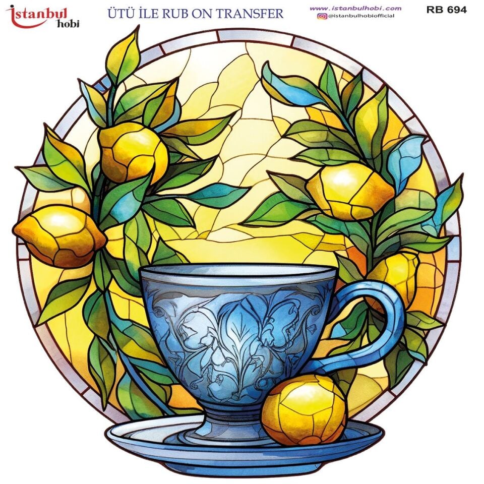 Ütü İle Rub On Transfer 30x30cm RB694