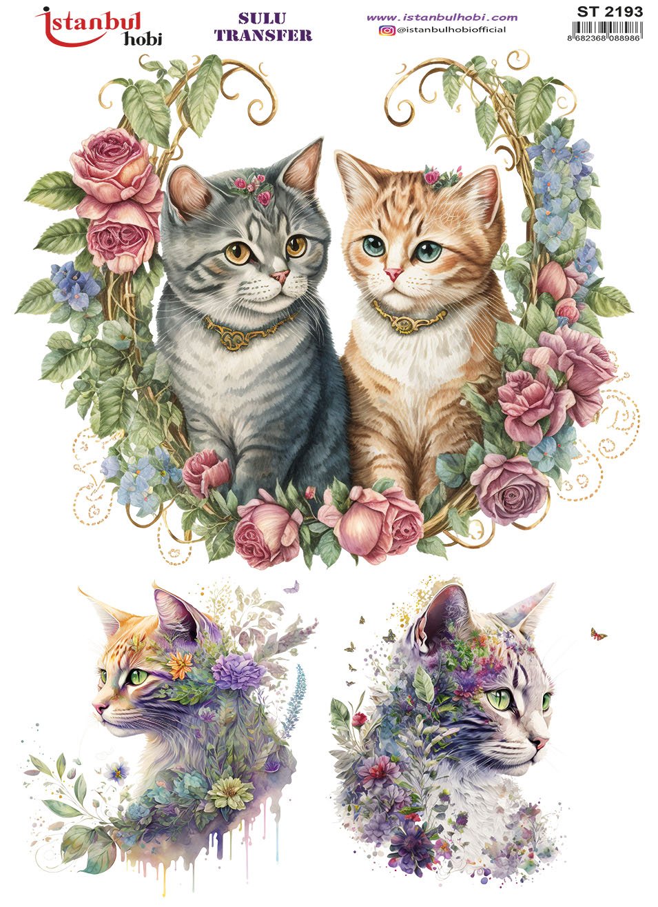 Sulu Transfer Kağıdı 25x35cm ST-2193