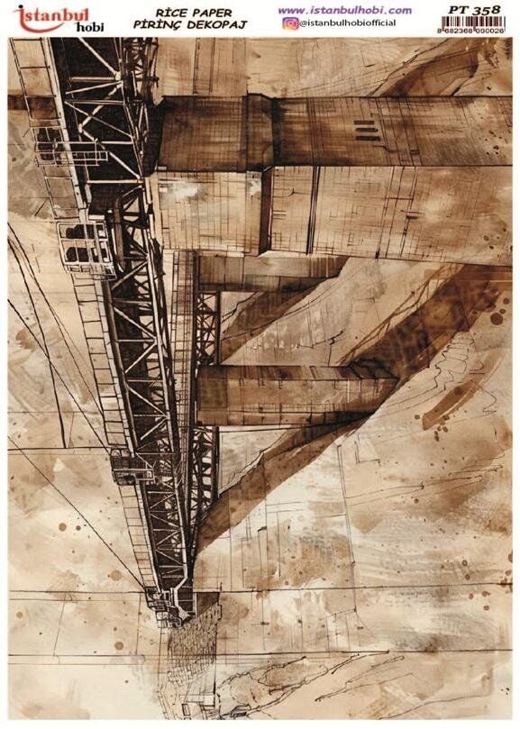 Pirinç Dekopaj Kağıdı 30x42cm PT-358