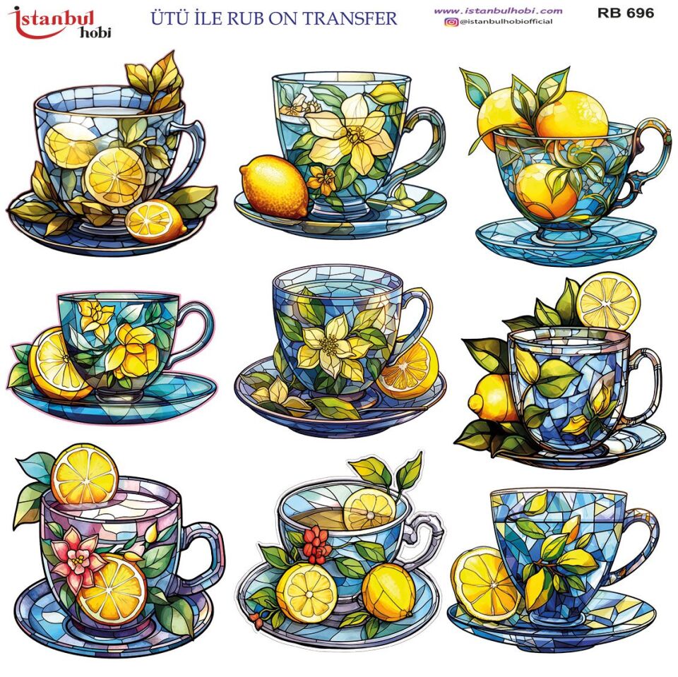 Ütü İle Rub On Transfer 30x30cm RB696
