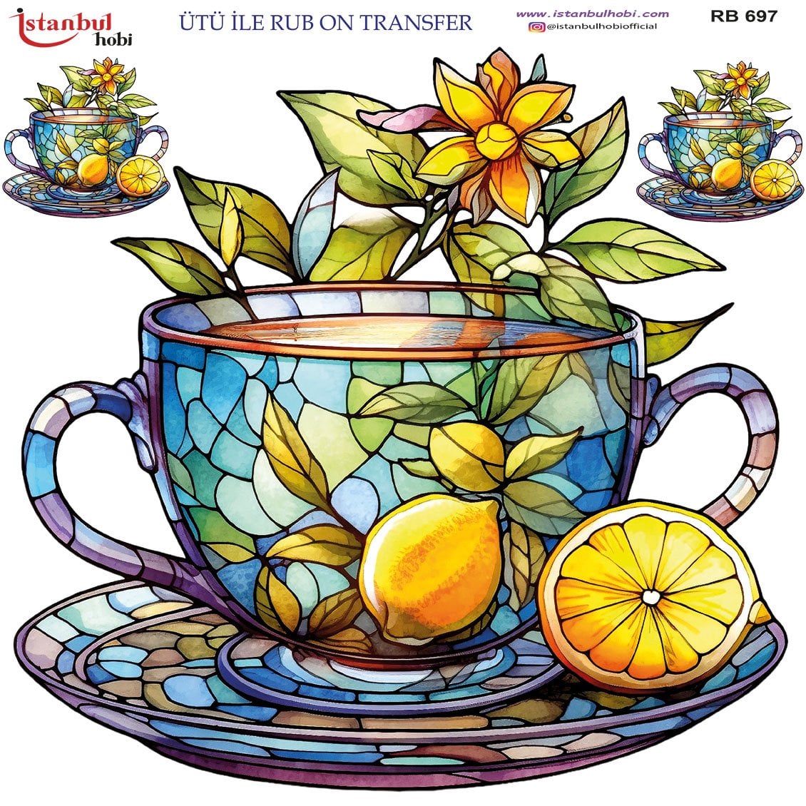 Ütü İle Rub On Transfer 30x30cm RB697