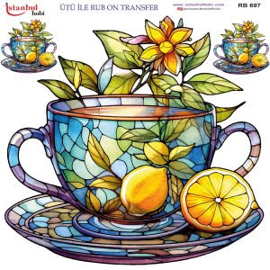 Ütü İle Rub On Transfer 30x30cm RB697