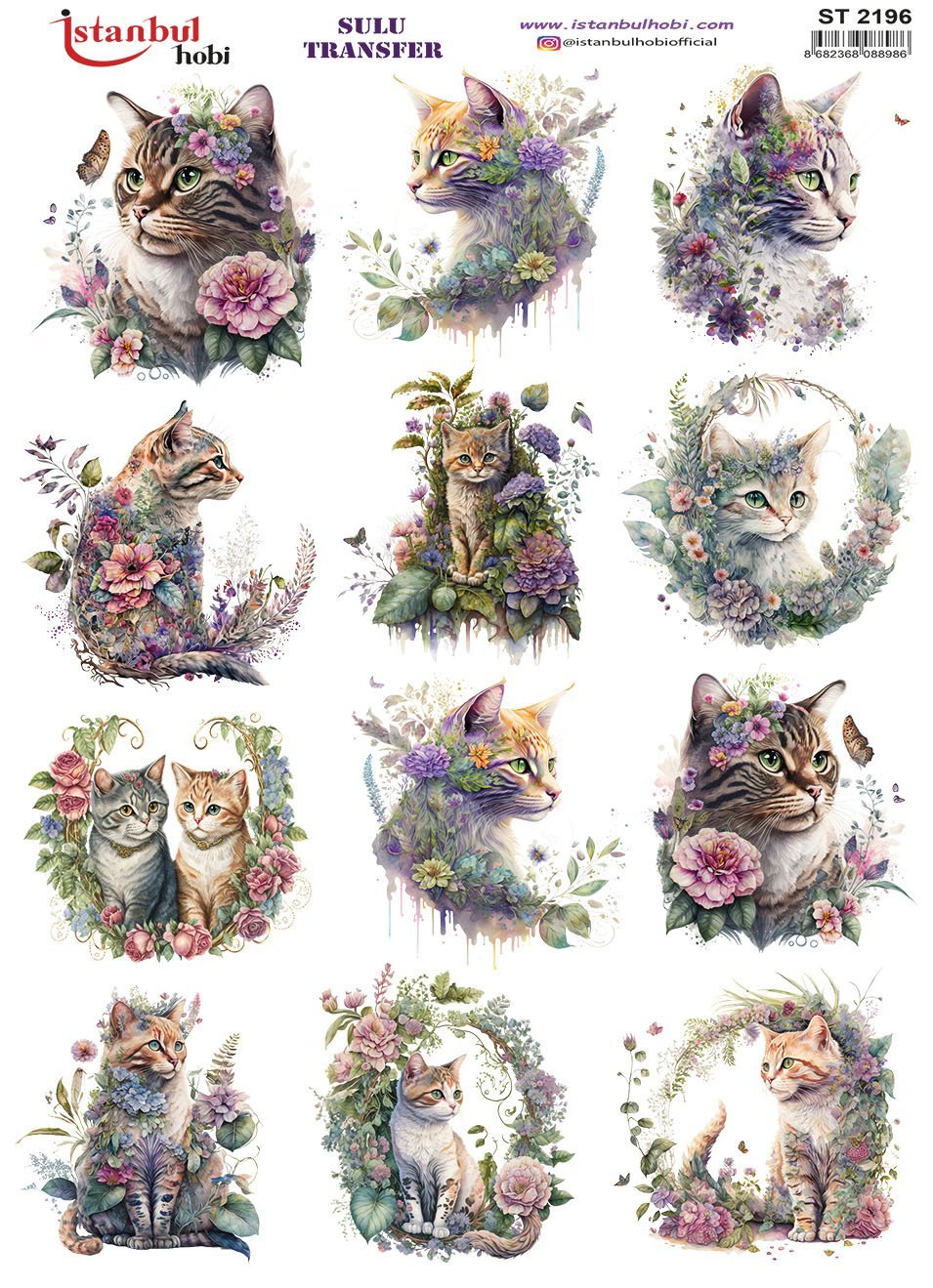 Sulu Transfer Kağıdı 25x35cm ST-2196