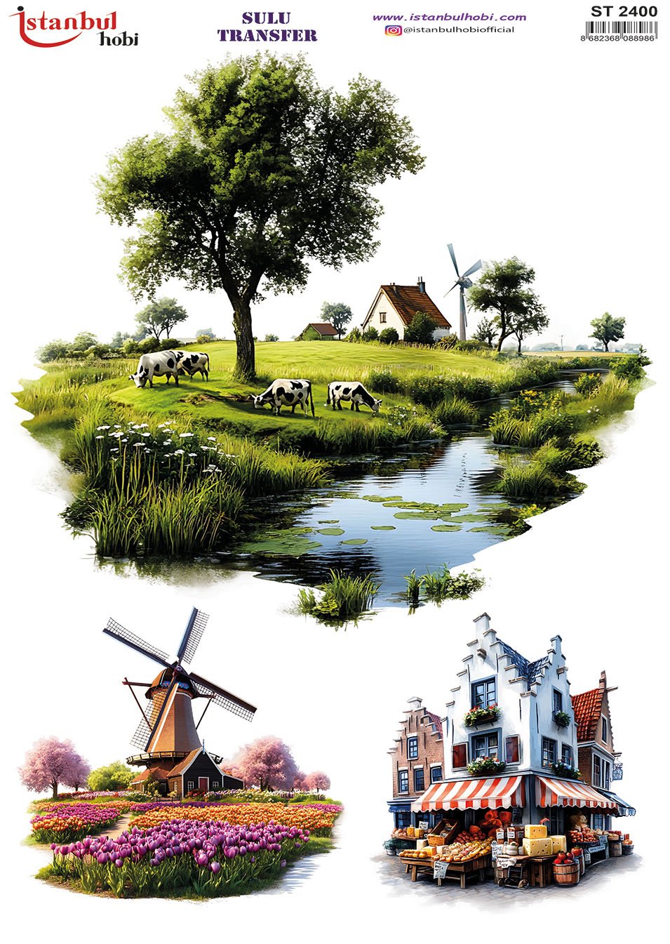 Sulu Transfer Kağıdı 25x35cm ST-2400