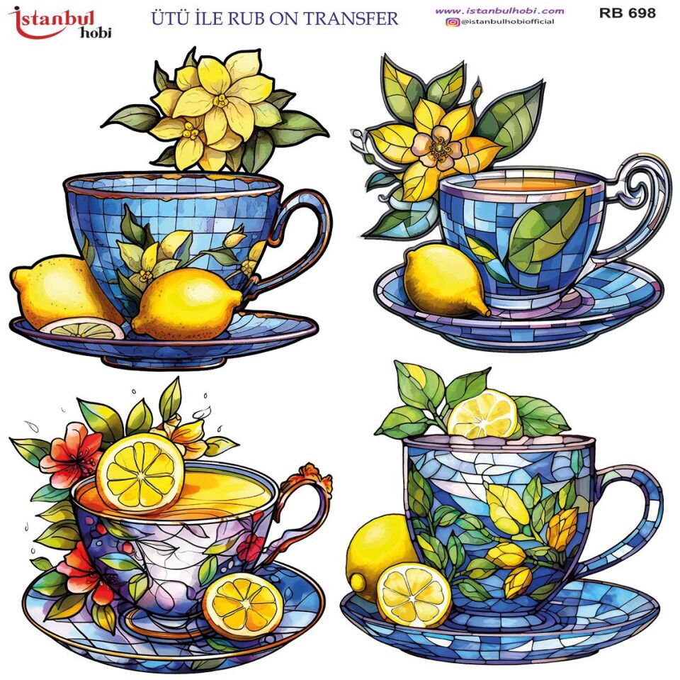 Ütü İle Rub On Transfer 30x30cm RB698