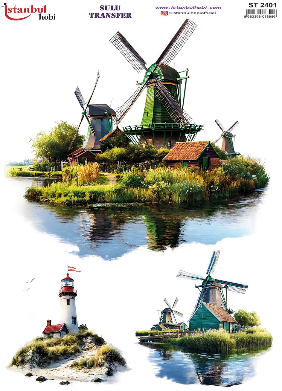 Sulu Transfer Kağıdı 25x35cm ST-2401