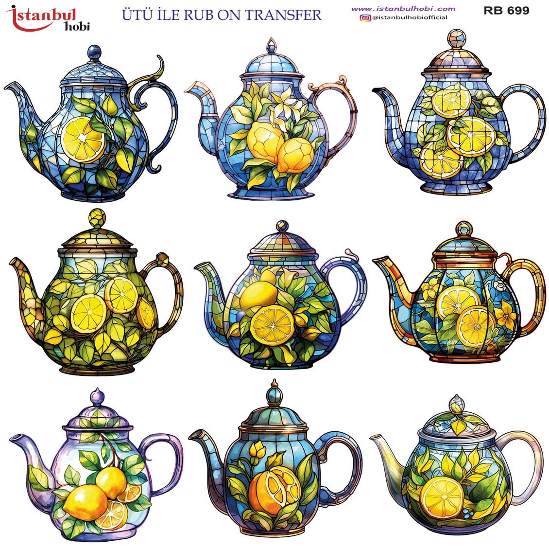 Ütü İle Rub On Transfer 30x30cm RB699