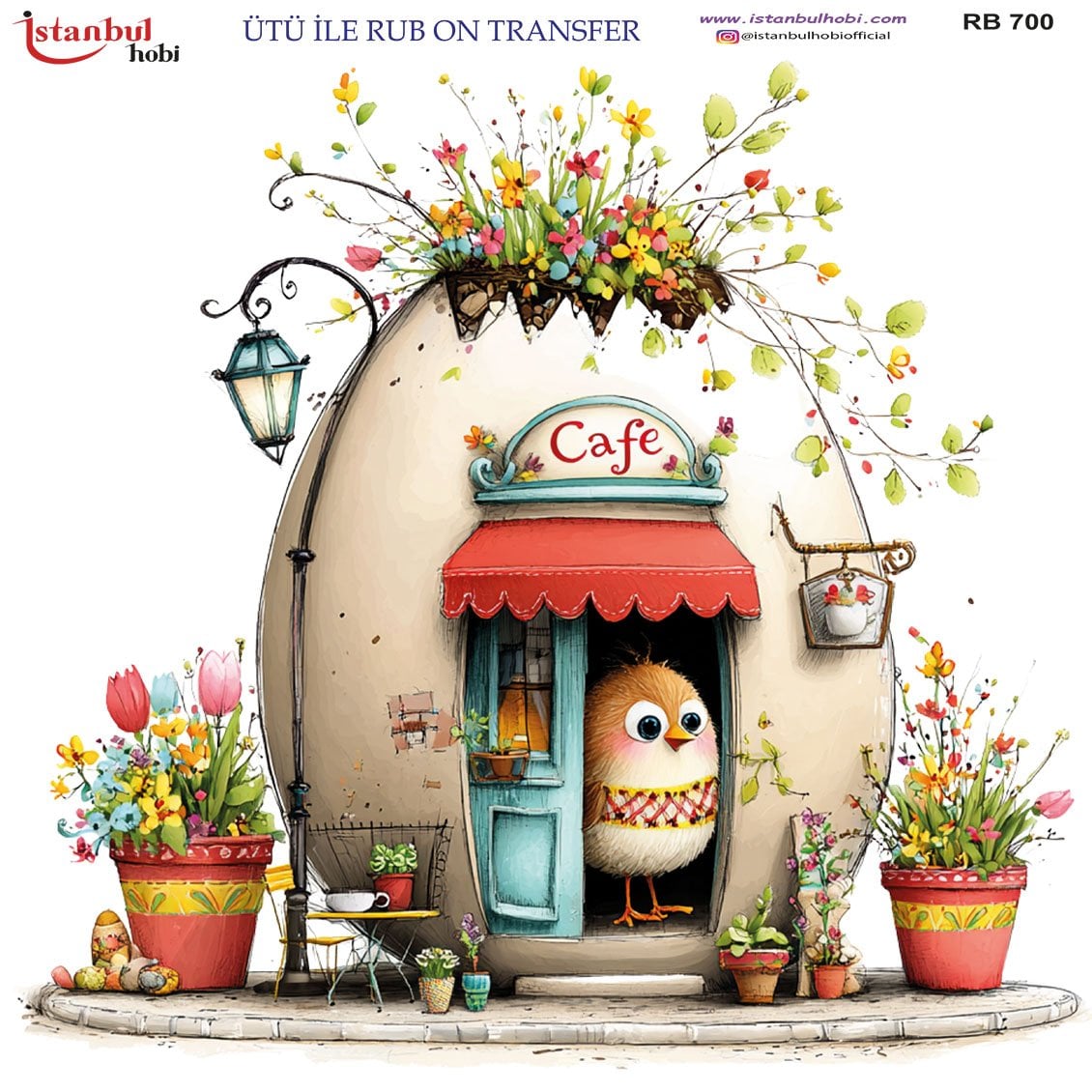 Ütü İle Rub On Transfer 30x30cm RB700