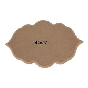 Ahşap Büyük Dilimli Oval Pano 44x27cm PA223