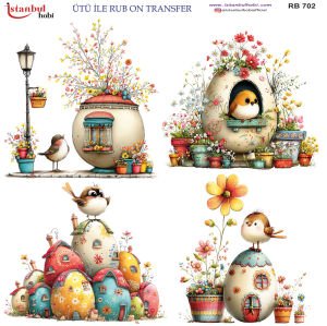 Ütü İle Rub On Transfer 30x30cm RB702