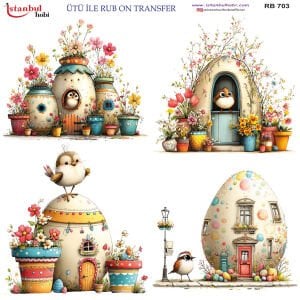 Ütü İle Rub On Transfer 30x30cm RB703