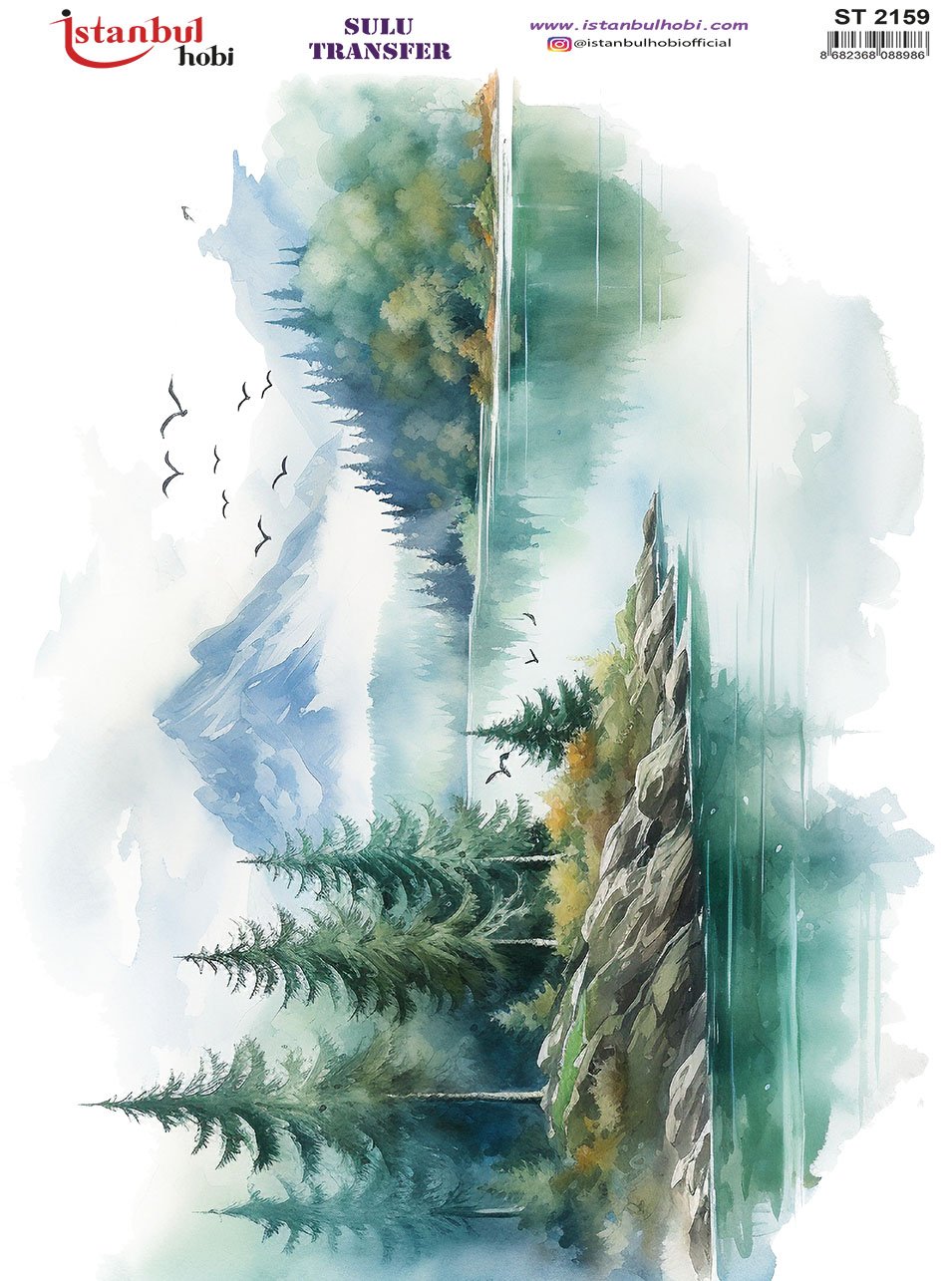 Sulu Transfer Kağıdı 25x35cm ST-2159