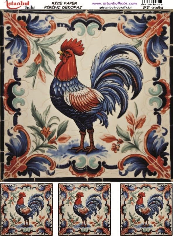 Pirinç Dekopaj Kağıdı 30x42cm PT-3369