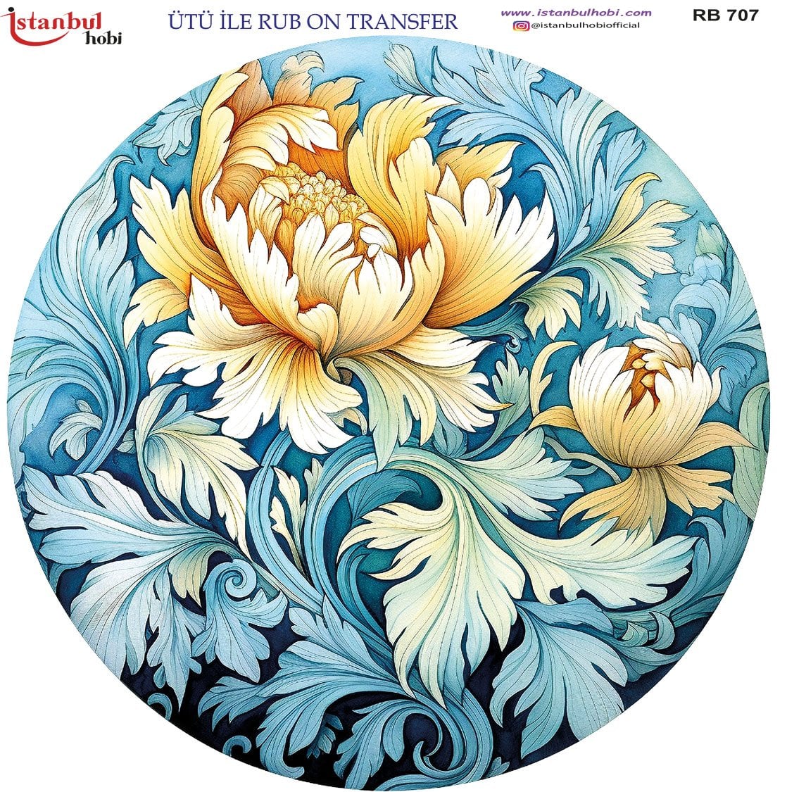 Ütü İle Rub On Transfer 30x30cm RB707