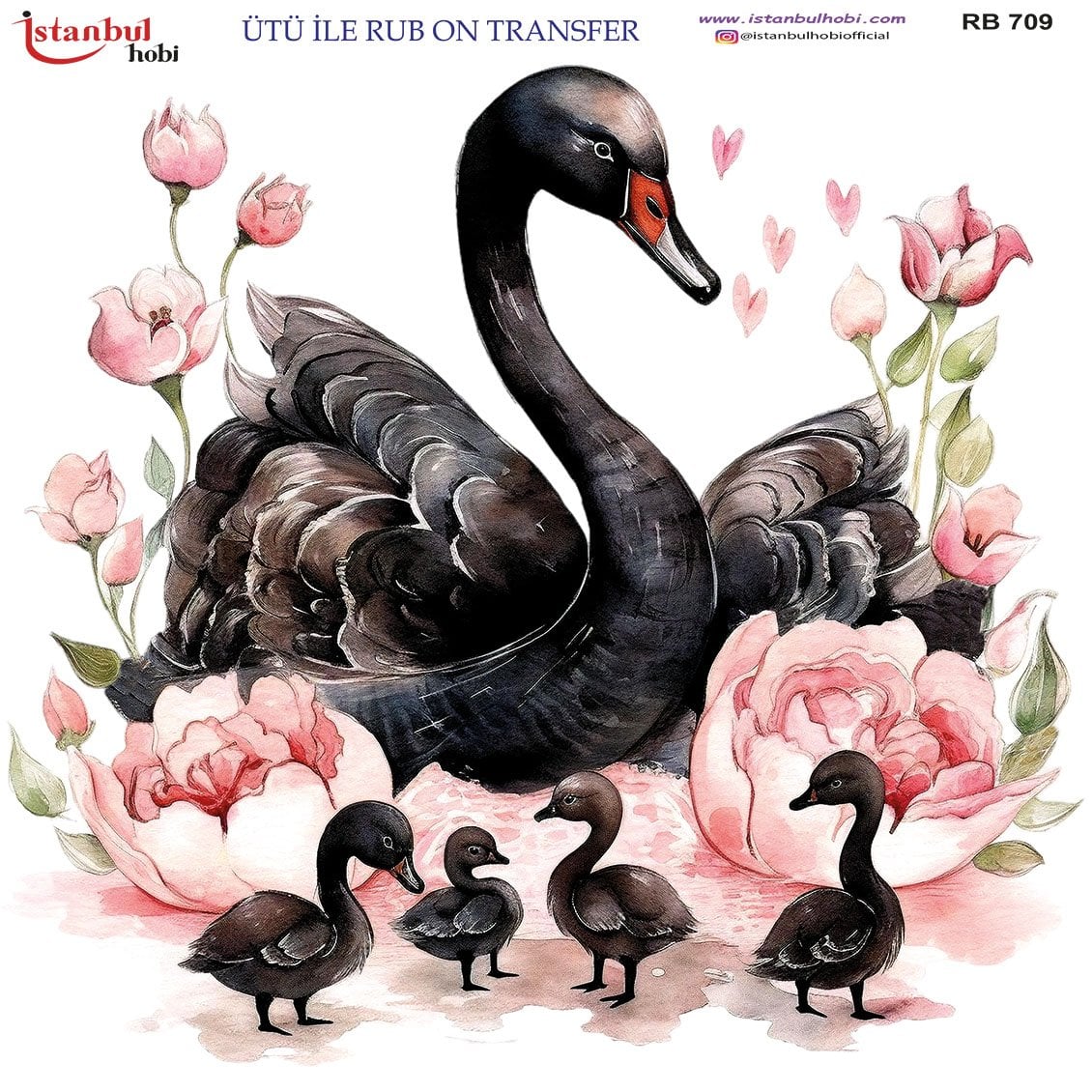 Ütü İle Rub On Transfer 30x30cm RB709