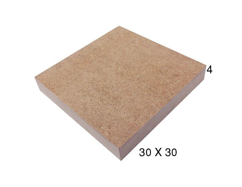 Ahşap Büyük Kare Şase Pano 30x30cm PA213