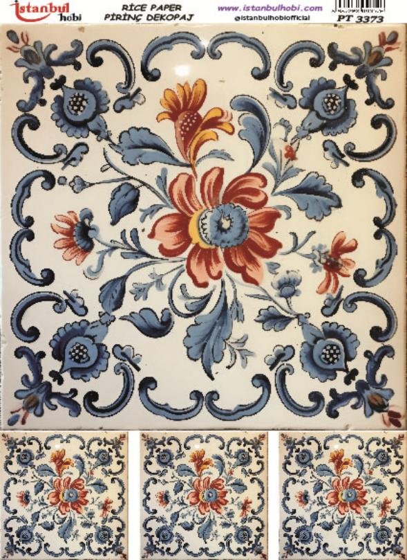 Pirinç Dekopaj Kağıdı 30x42cm PT-3373