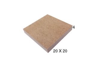 Ahşap Küçük Kare Şase Pano 20x20cm PA211
