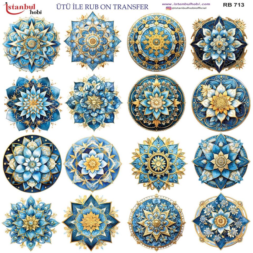Ütü İle Rub On Transfer 30x30cm RB713