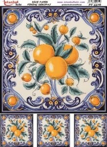 Pirinç Dekopaj Kağıdı 30x42cm PT-3376