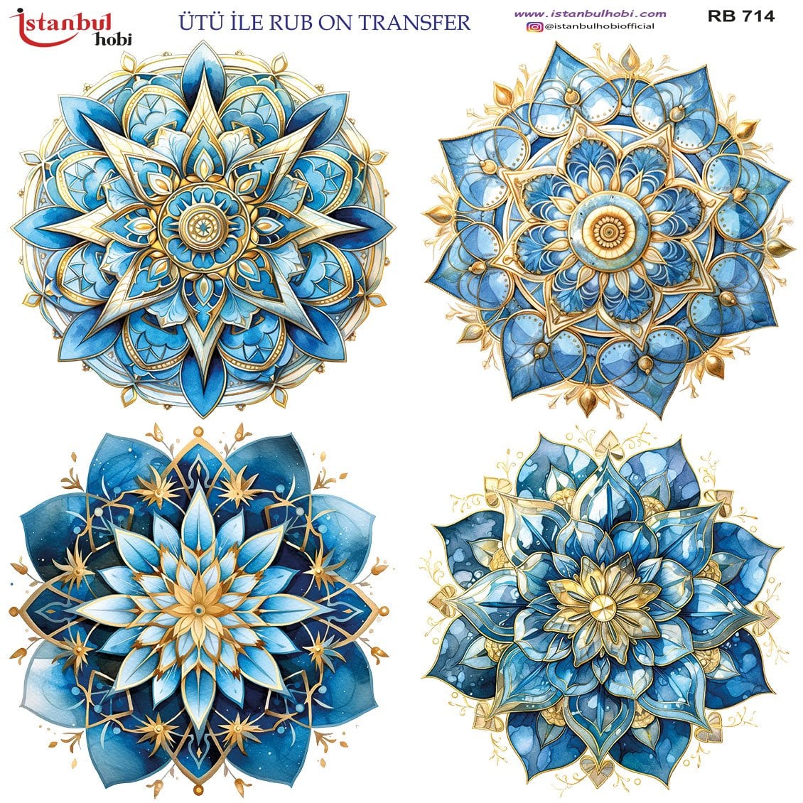 Ütü İle Rub On Transfer 30x30cm RB714