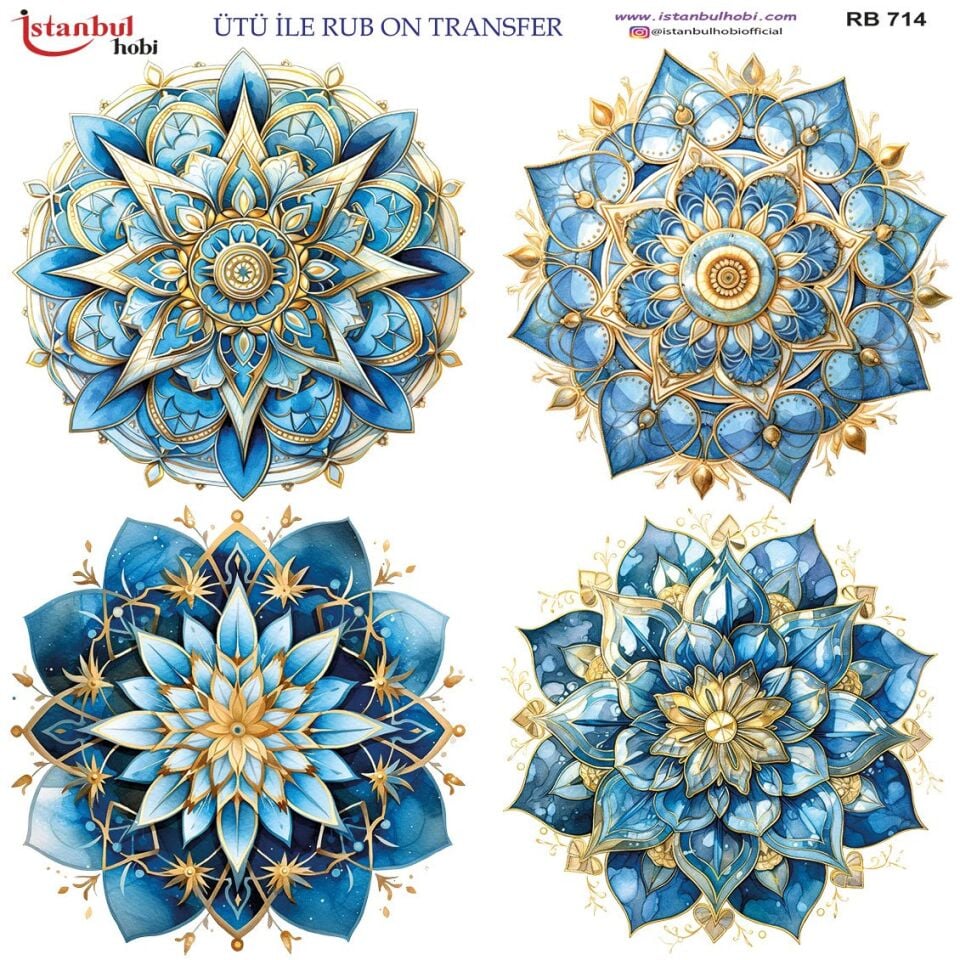 Ütü İle Rub On Transfer 30x30cm RB714